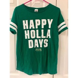 Happy Holla Days VS PINK Shirt